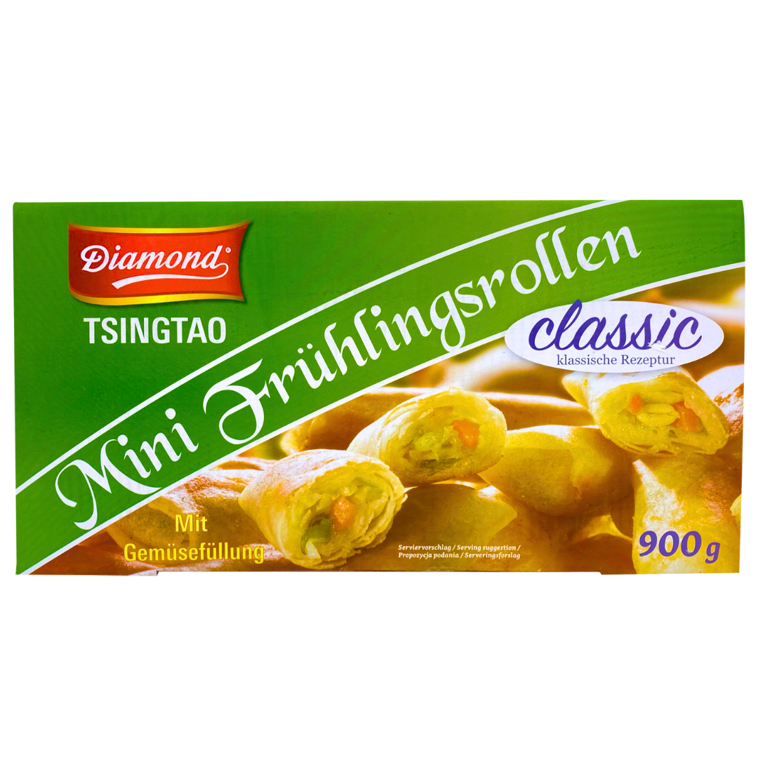 Mini Frühlingsrollen mit Gemüsefüllung