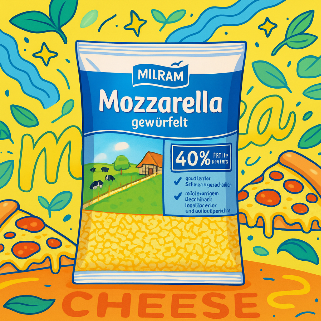 Mozzarella 40% gewürfelt