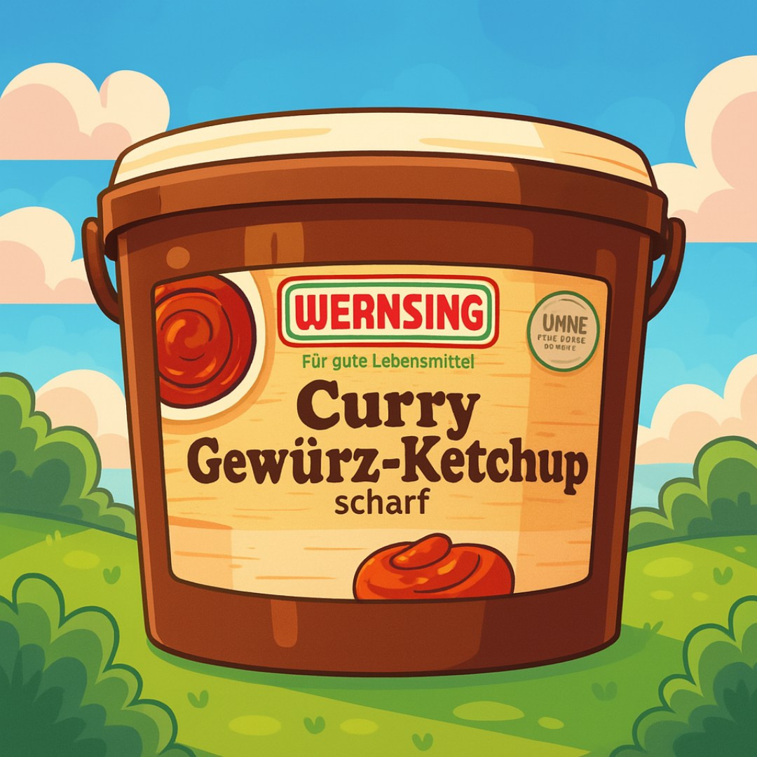 Curry-Gewürz-Ketchup „scharf“