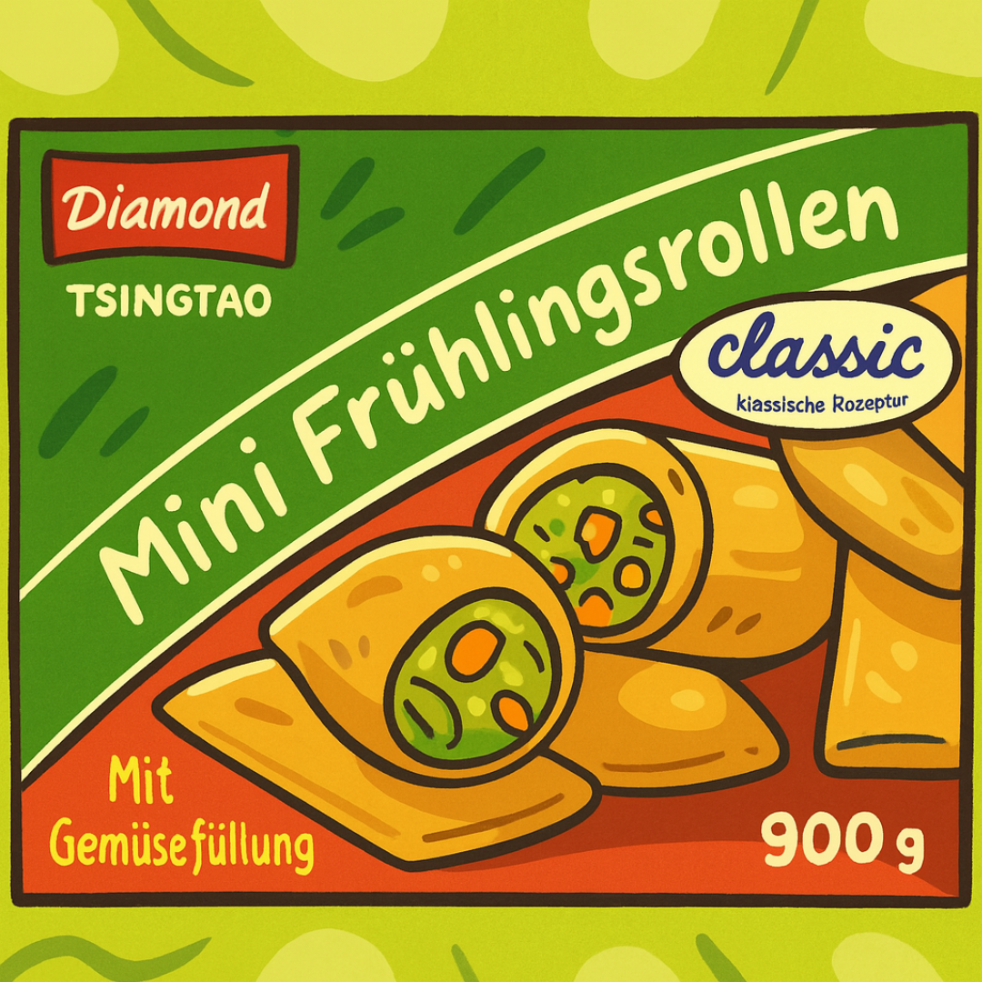 Mini Frühlingsrollen mit Gemüsefüllung