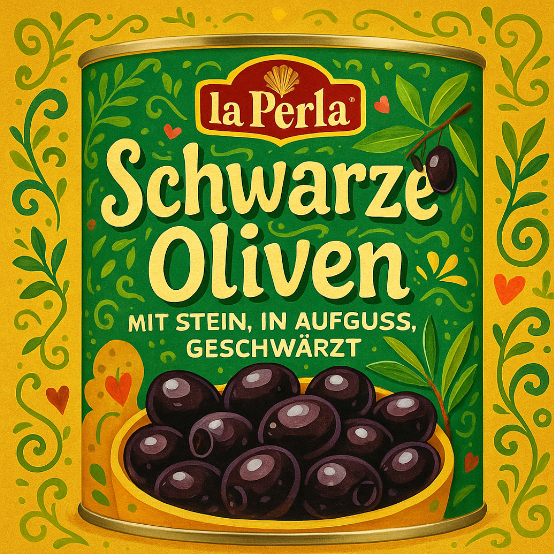 Schwarze Oliven