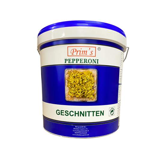 Peperoni geschnitten