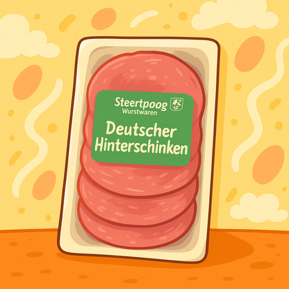 Schinken geschnitten
