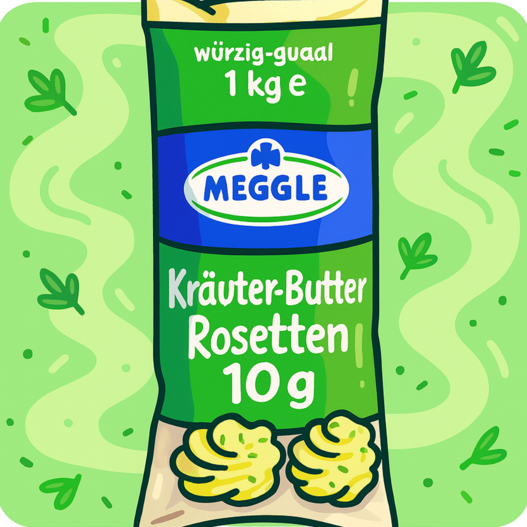 Kräuterbutter-Rosetten