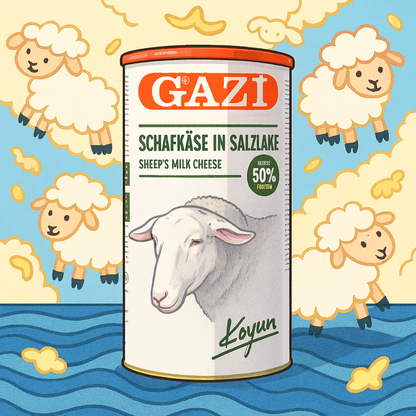 Gazi Schafskäse in Salzlake