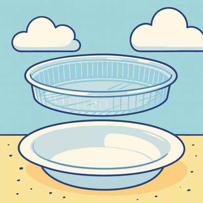 ISO-Schale B3 mit Deckel