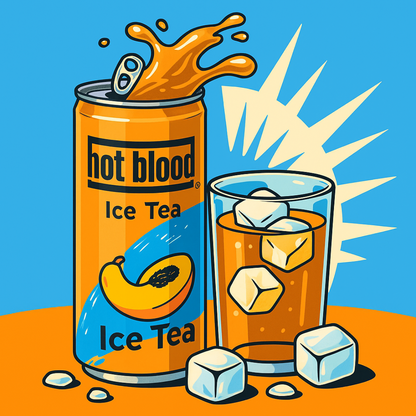Hot Blood Eistee Pfirsich